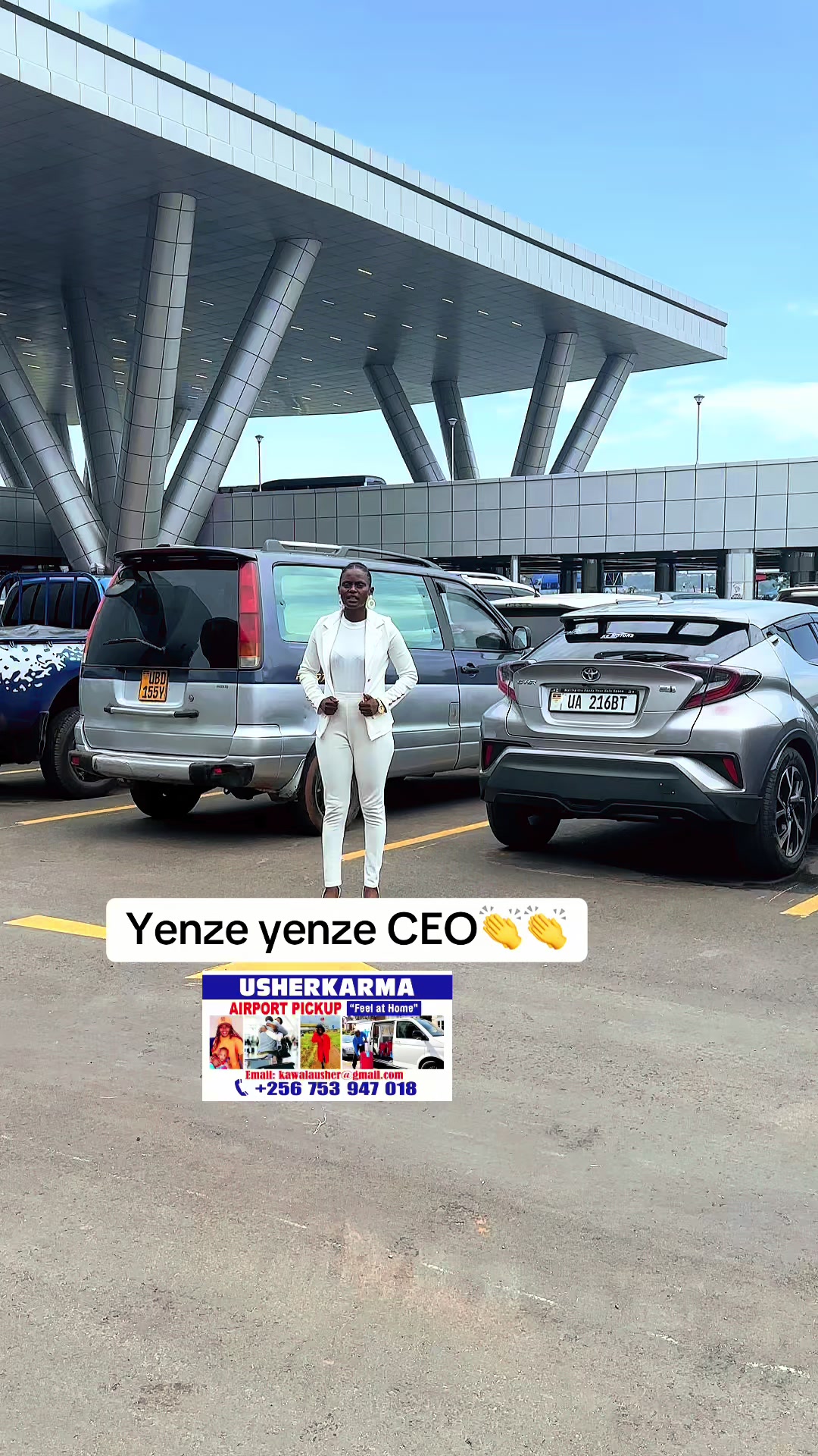 @USHERKARMA AIRPORT PICKUP 🇺🇬