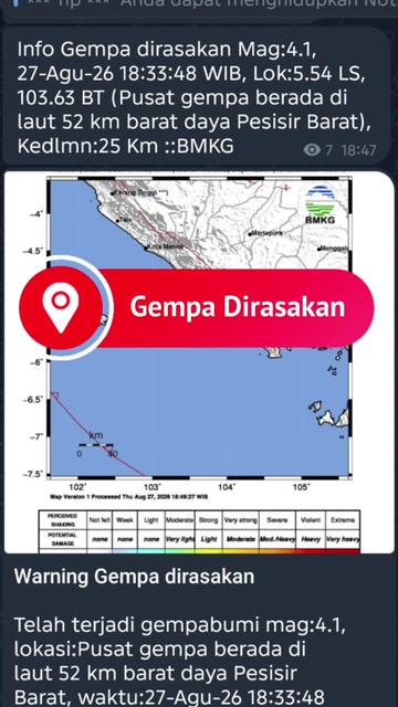 @GEMPA DAN CUACA