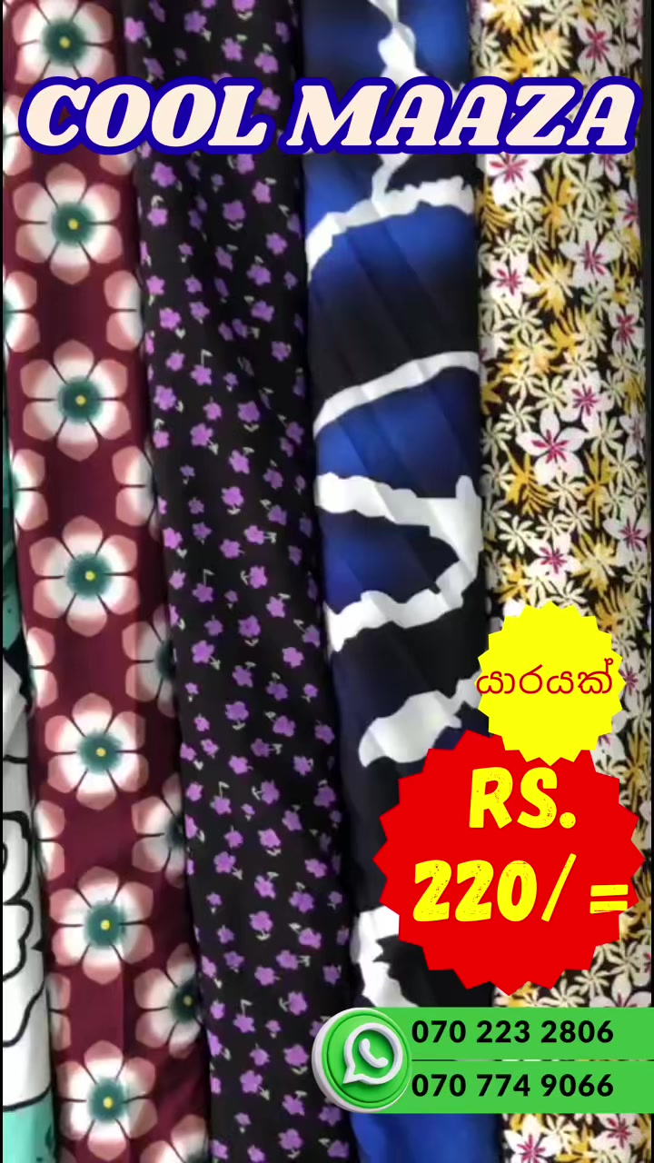 @Jayaro Lanka -The Fabric Store