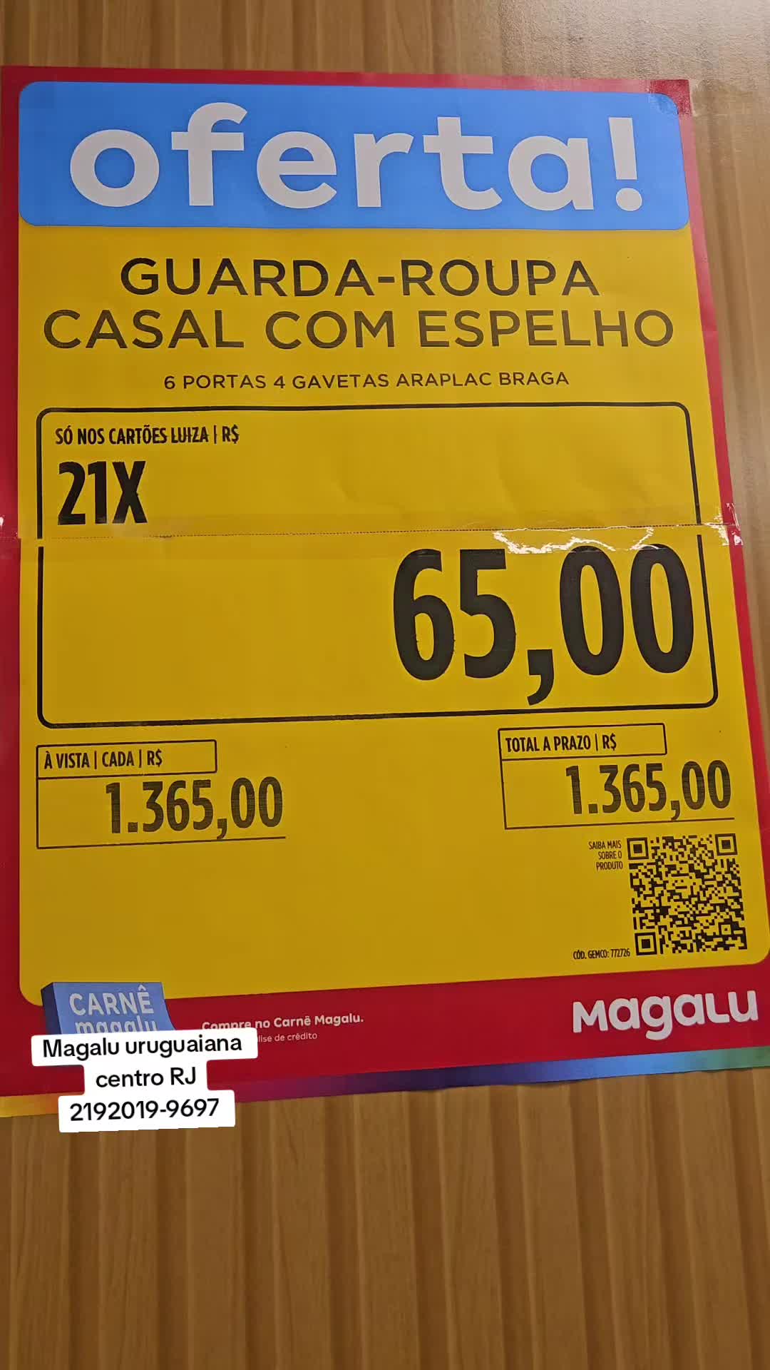 @MAGALU URUGUAIANA CENTRO RJ