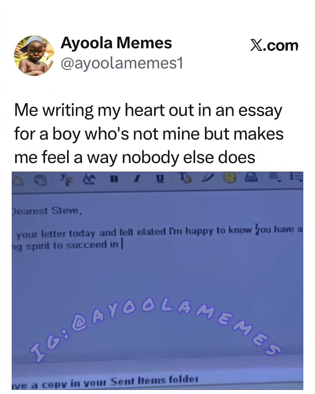 @Ayoola Memes