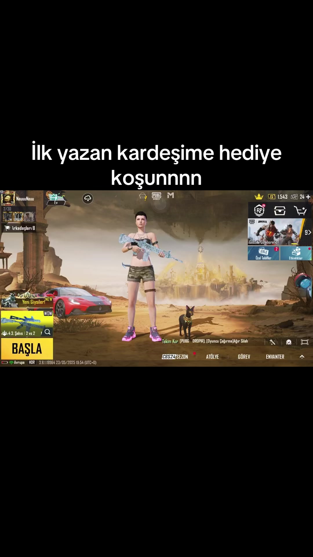 @PUPG HESAP HEDİYE
