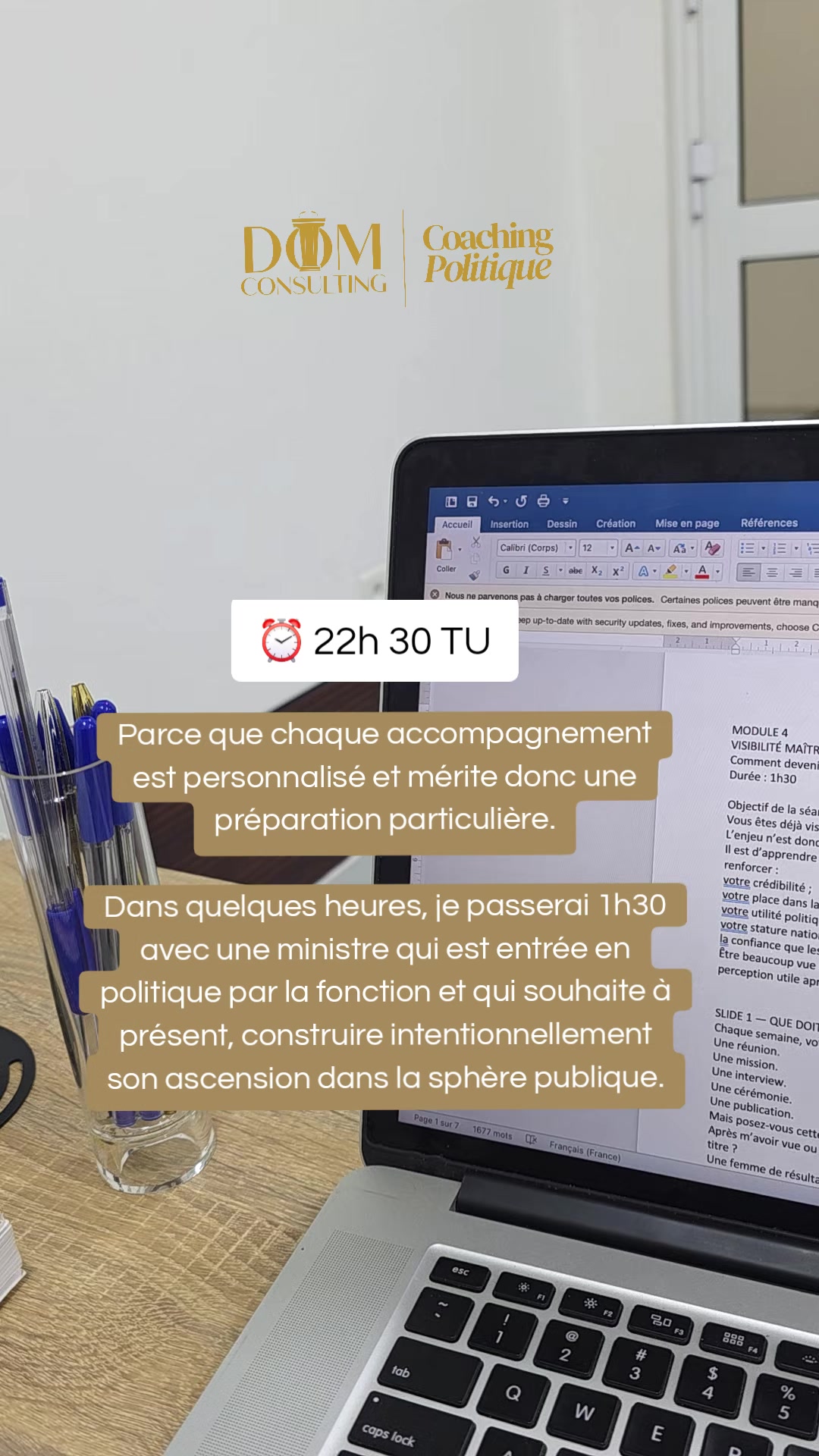 @Domani DORÉ| Coach Politique