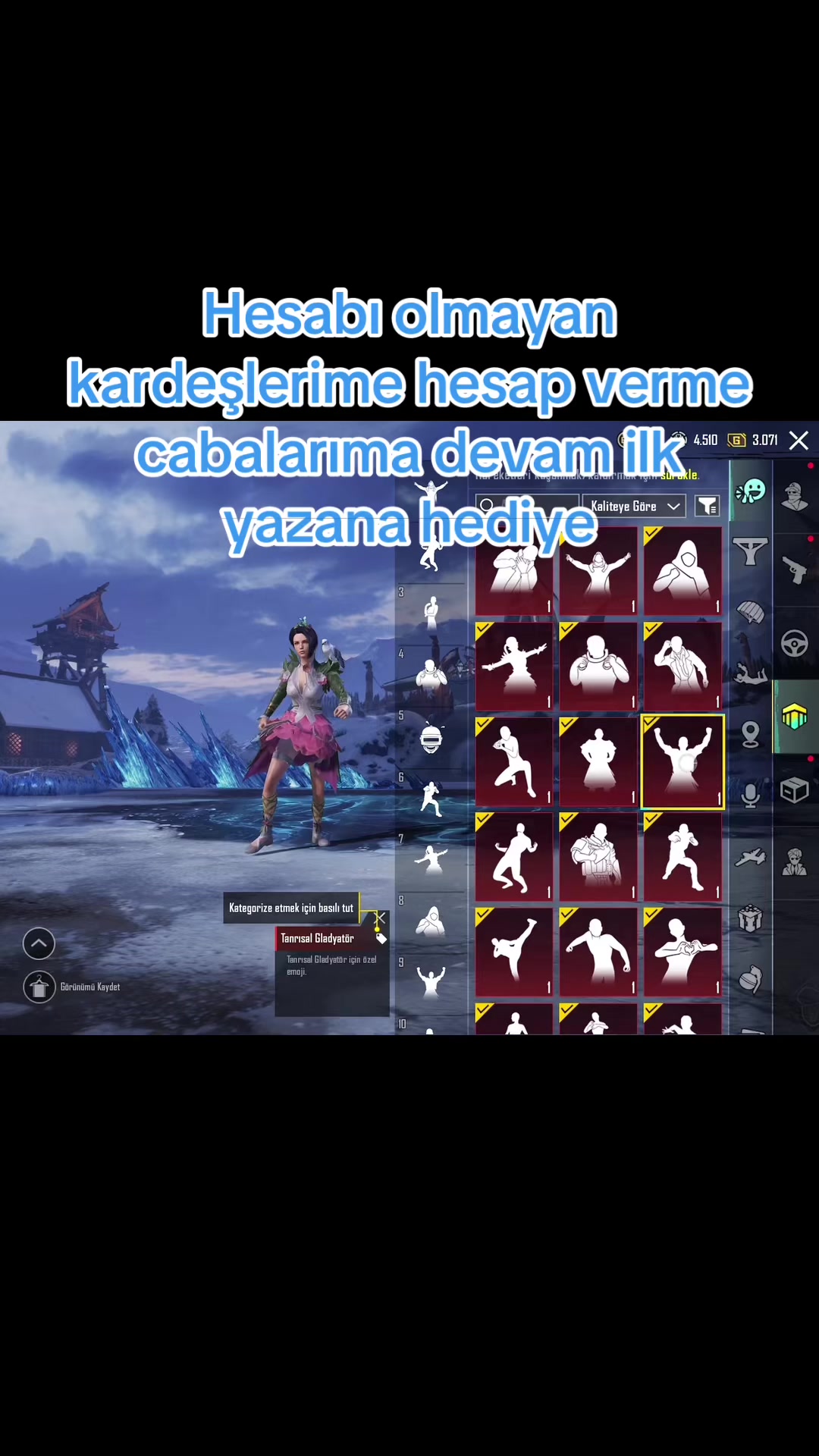 @PUPG HESAP HEDİYE