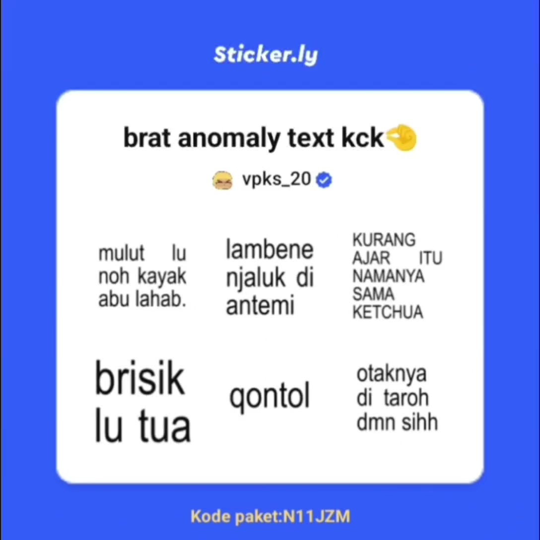 @Stickerly with U