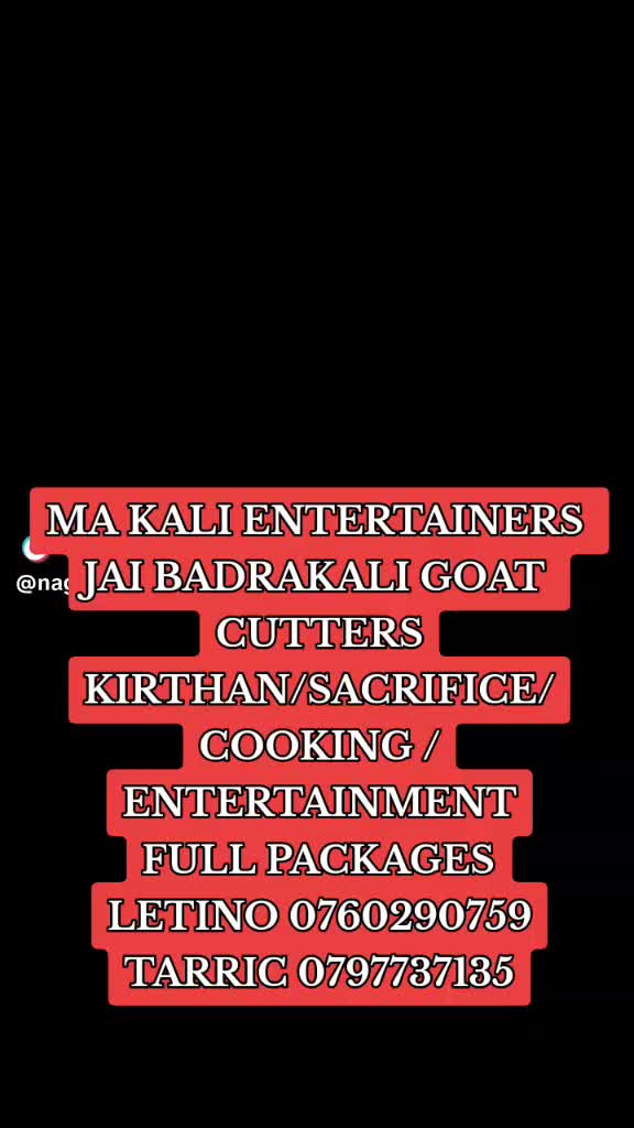 @MA KALI ENTERTAINERS