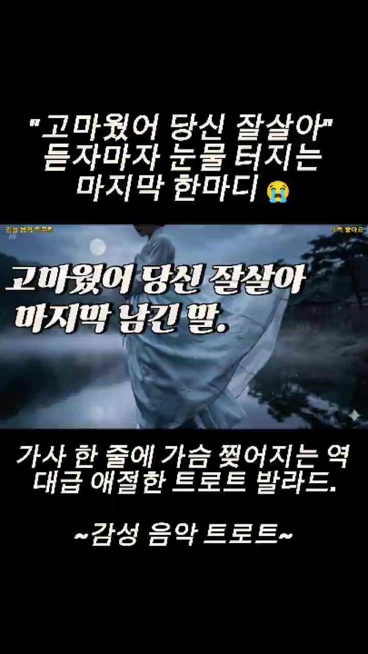 @감성 음악 트로트