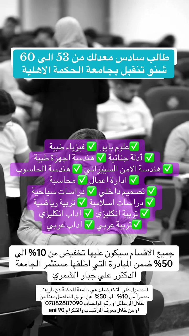 @الكليات والجامعات الاهلية