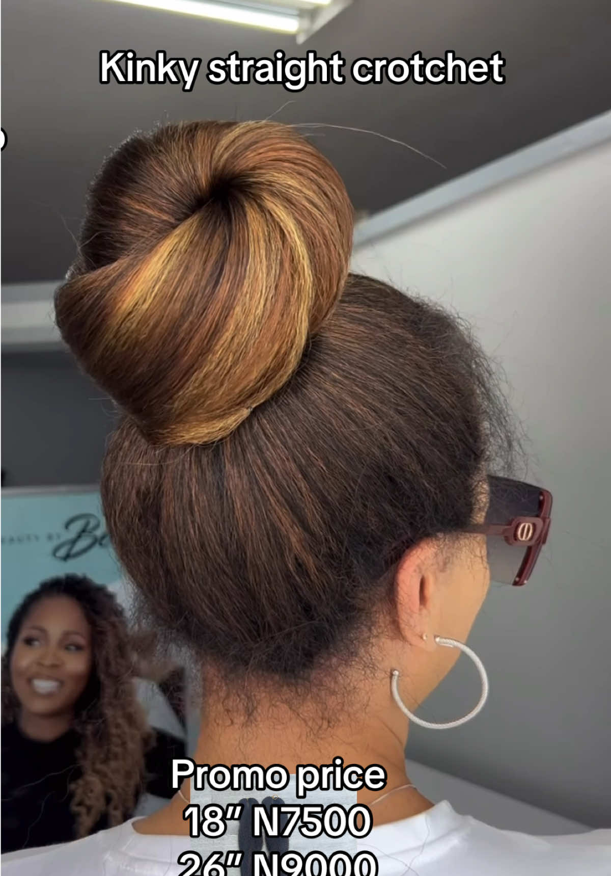 @Boho human hair curls in Lagos