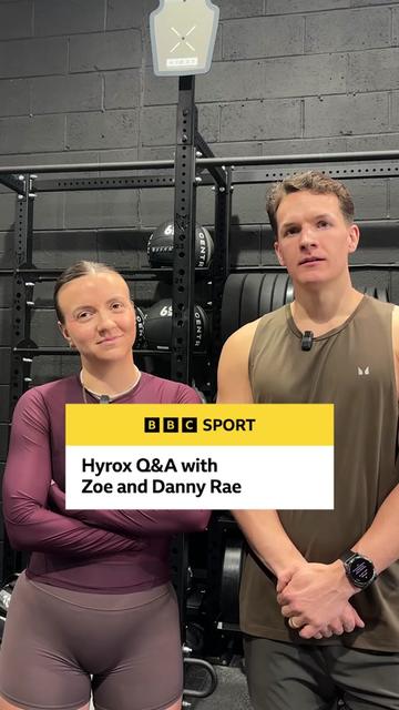 A Hyrox Q&A with Zoe and Danny Rae | BBC Sport (@bbcsport)