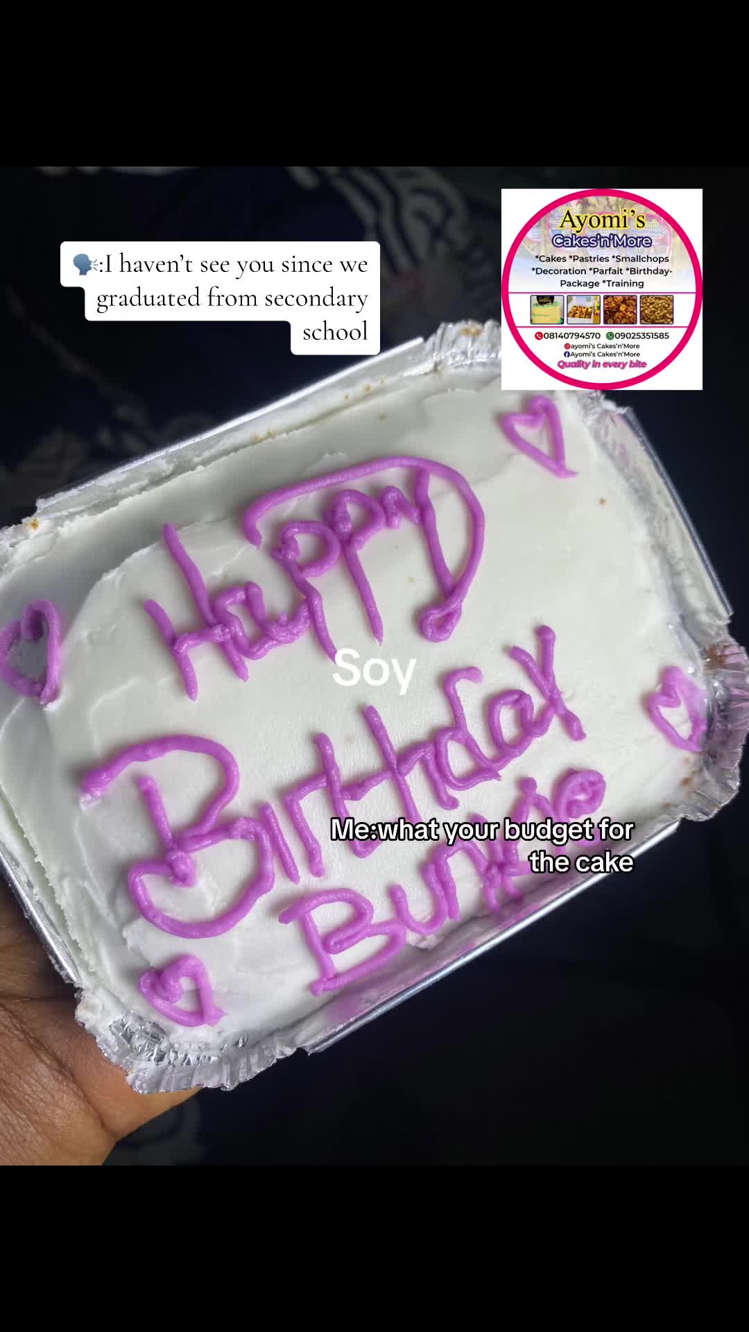 @Ayomi&rsquo;s cakes and more