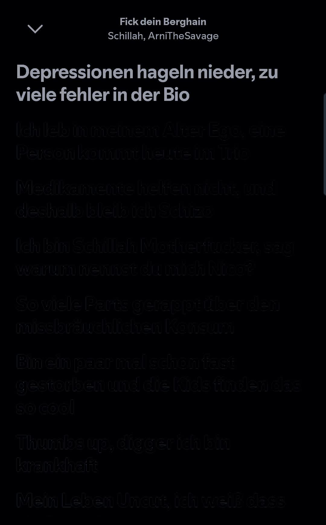 @Spotify lyrics