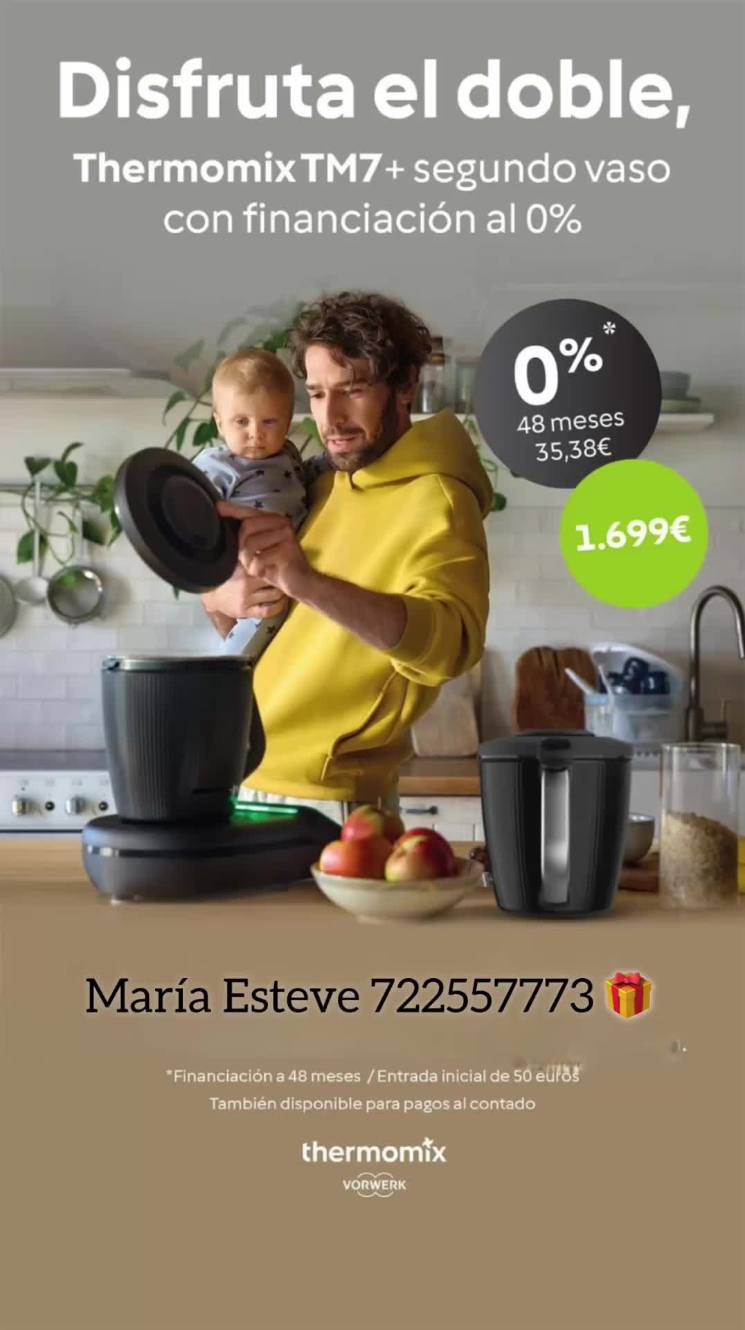 @Mar&iacute;a Esteve con Thermomix