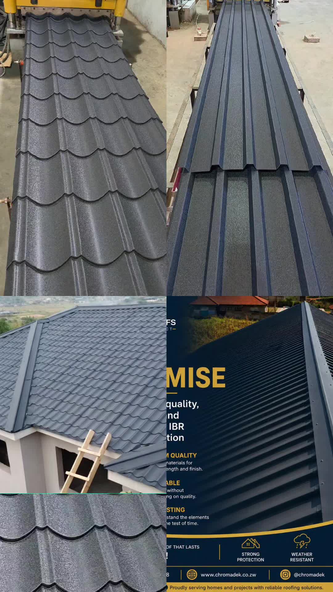 @chromadek IBR Roofing sheets