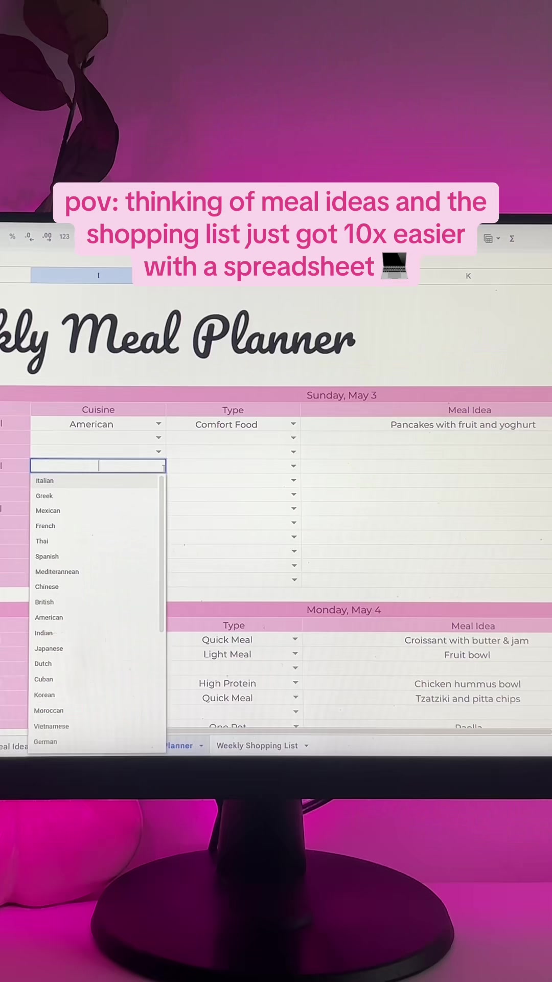 @Vienna | Pretty Spreadsheets🎀
