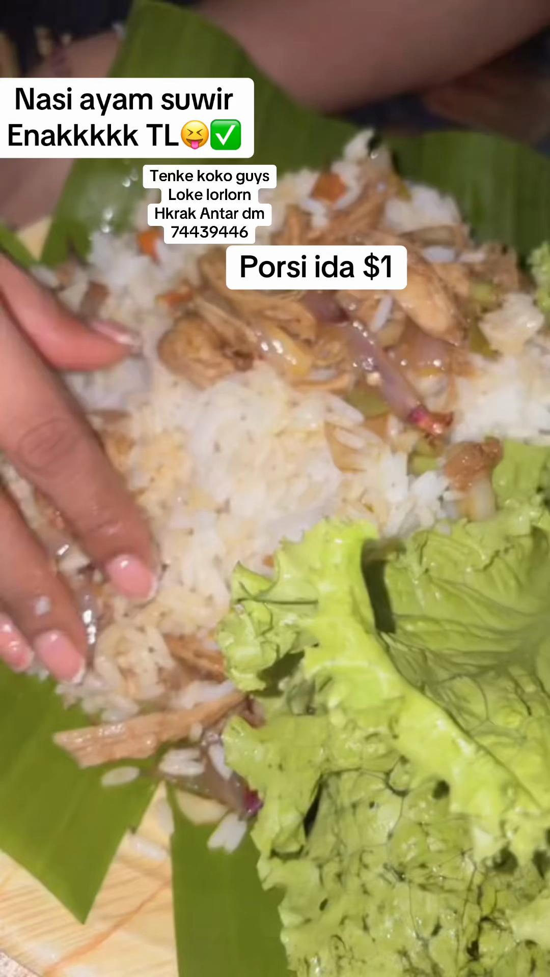 @Nasi ayam suwir TL✅