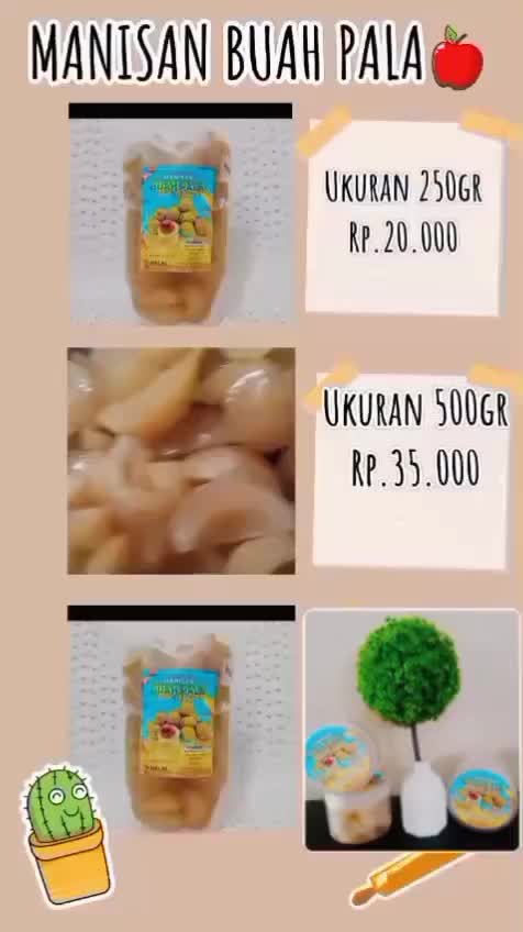 @manisan buah pala teh dewi