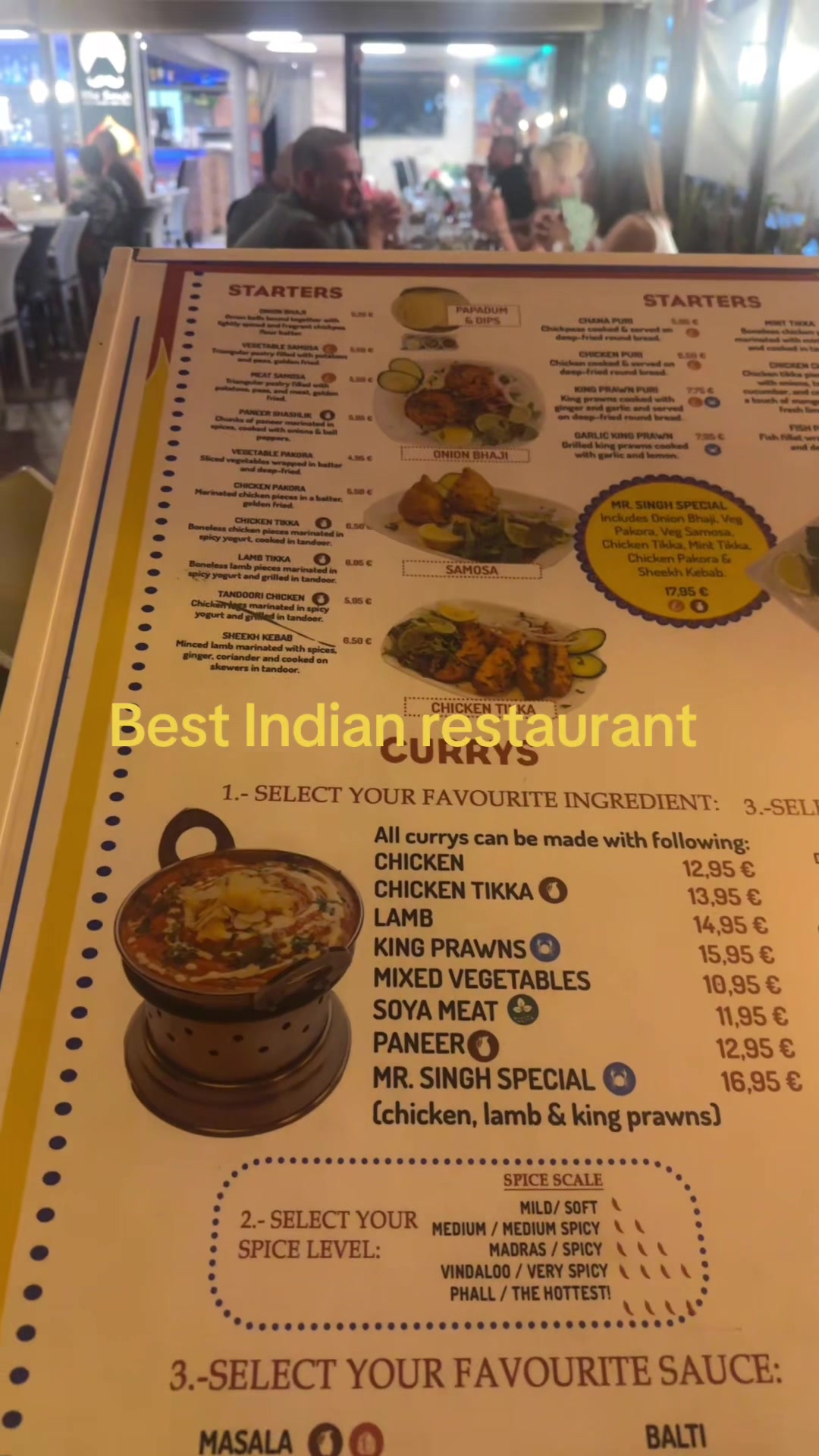@MR Singh Indian food tenerife