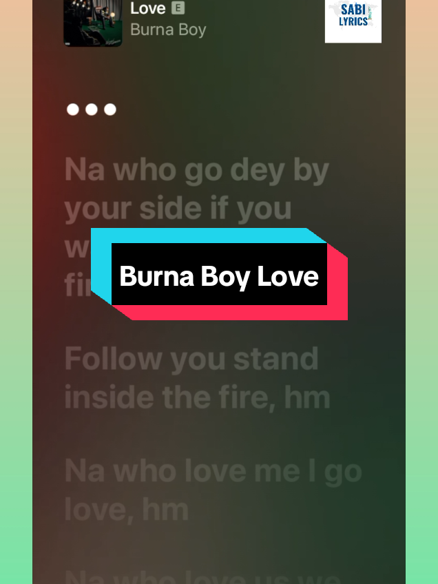 @Sabi Lyrics