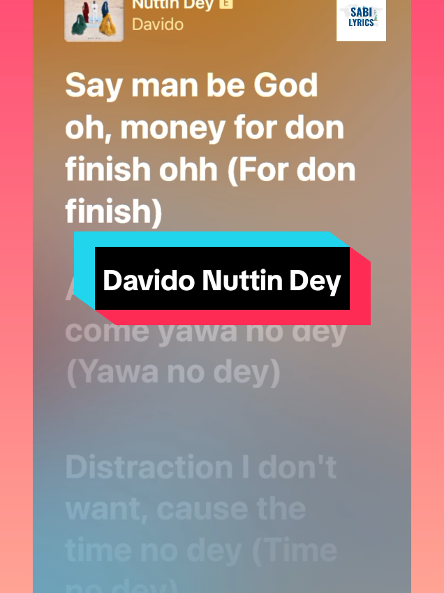 @Sabi Lyrics