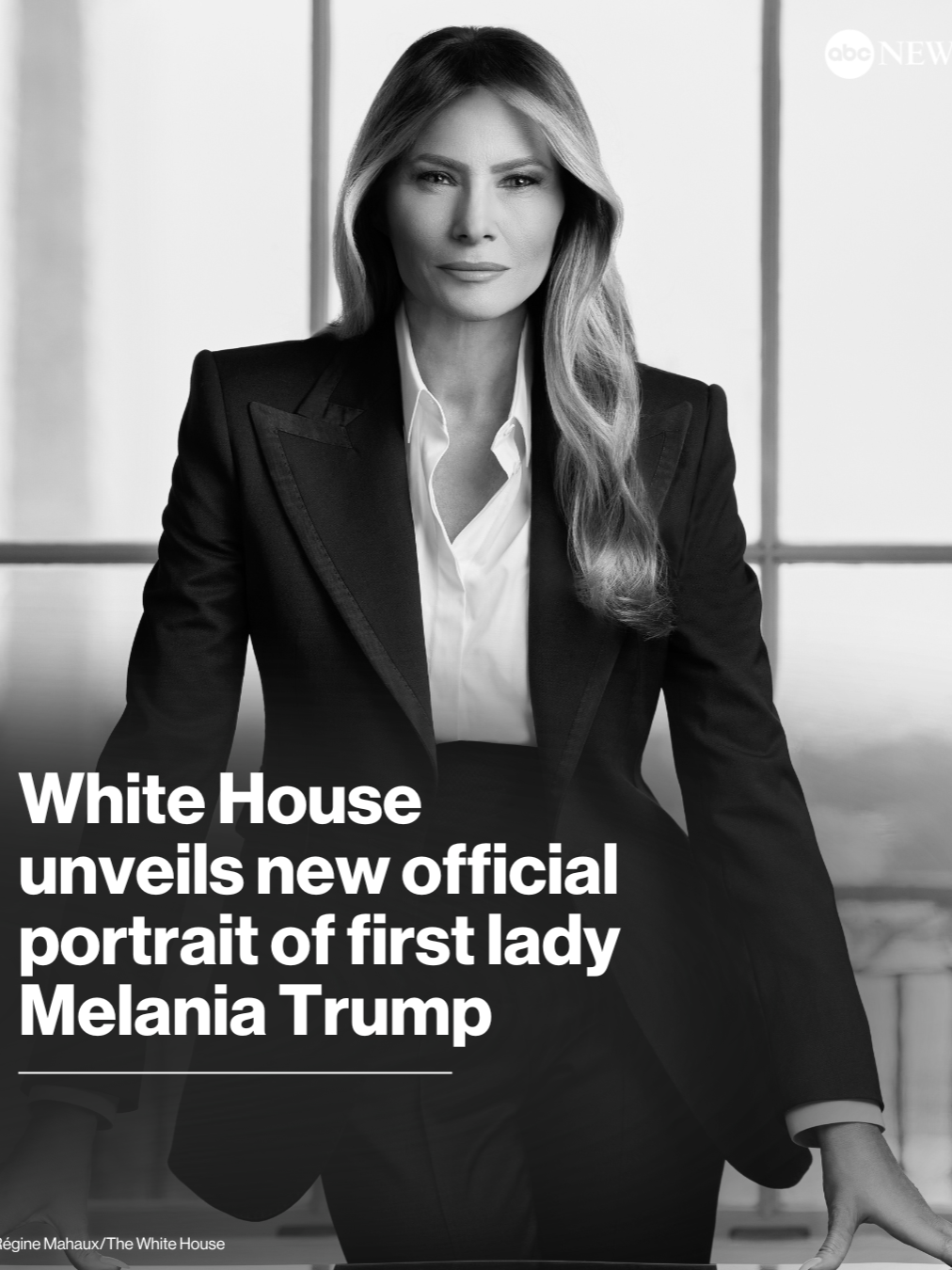 First Lady Name The official portrait of first lady | abc7chicago (@abc7chicago)
