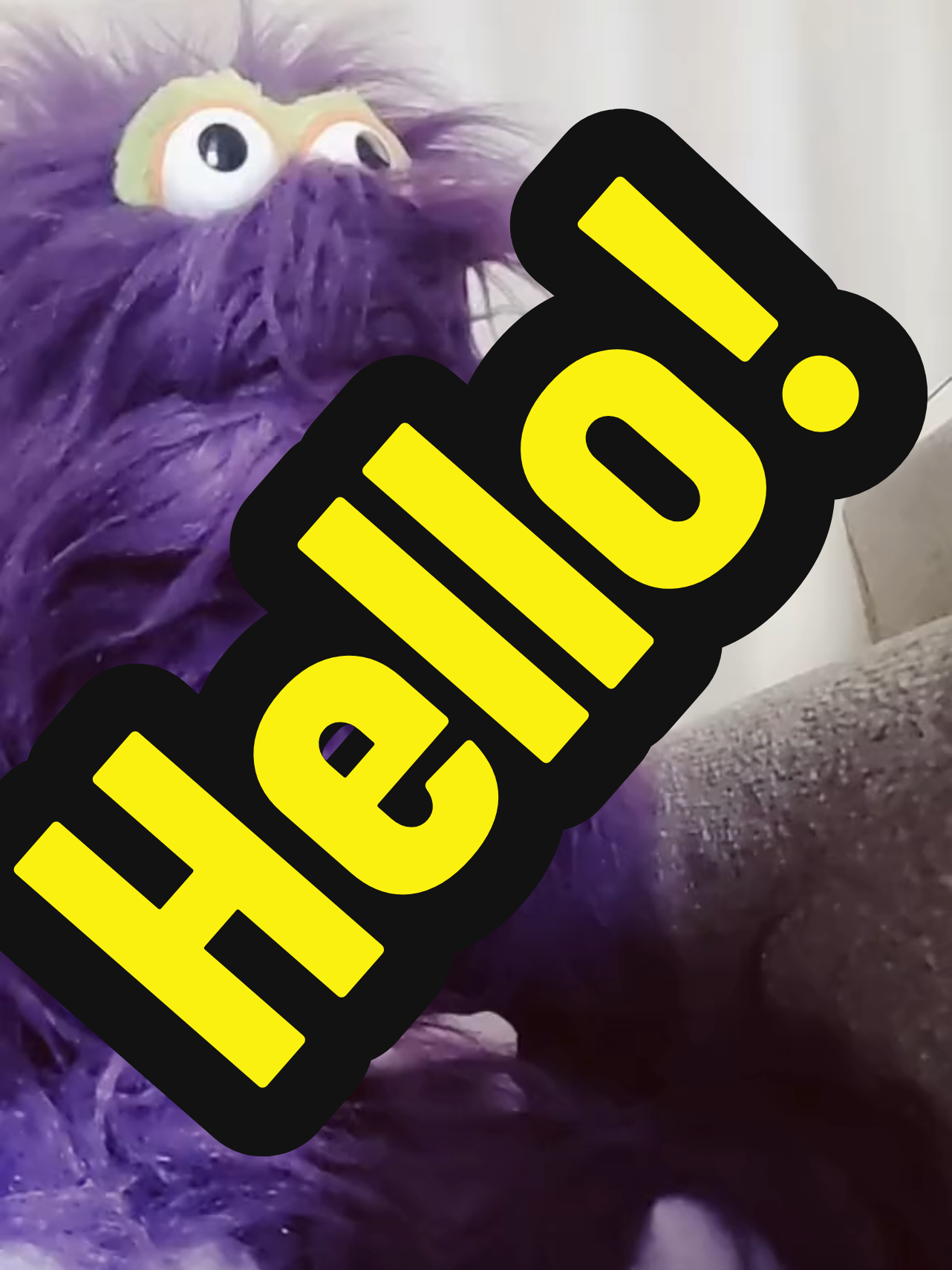 @Periwinkle Fuzzy Monster