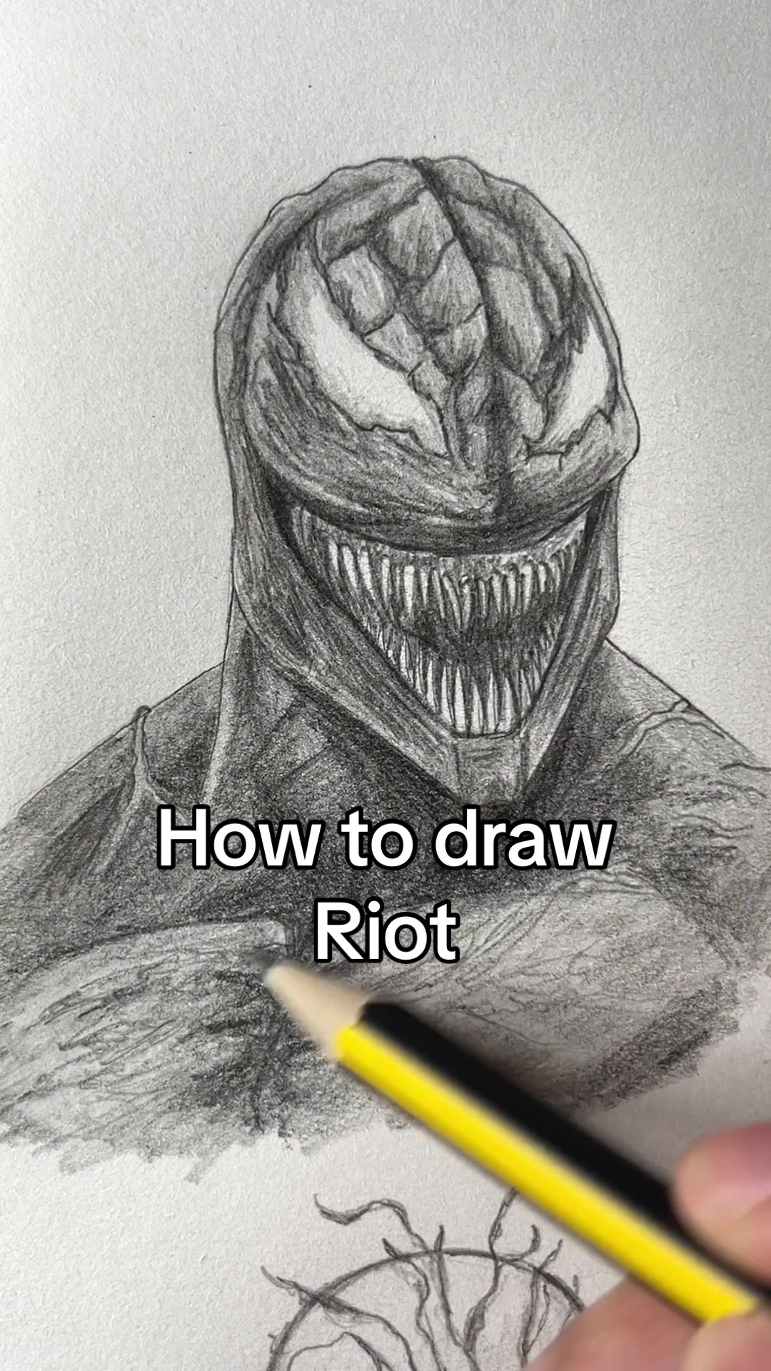 How to draw Riot from Venom! Who should | Tiandyu (@tiandyu)