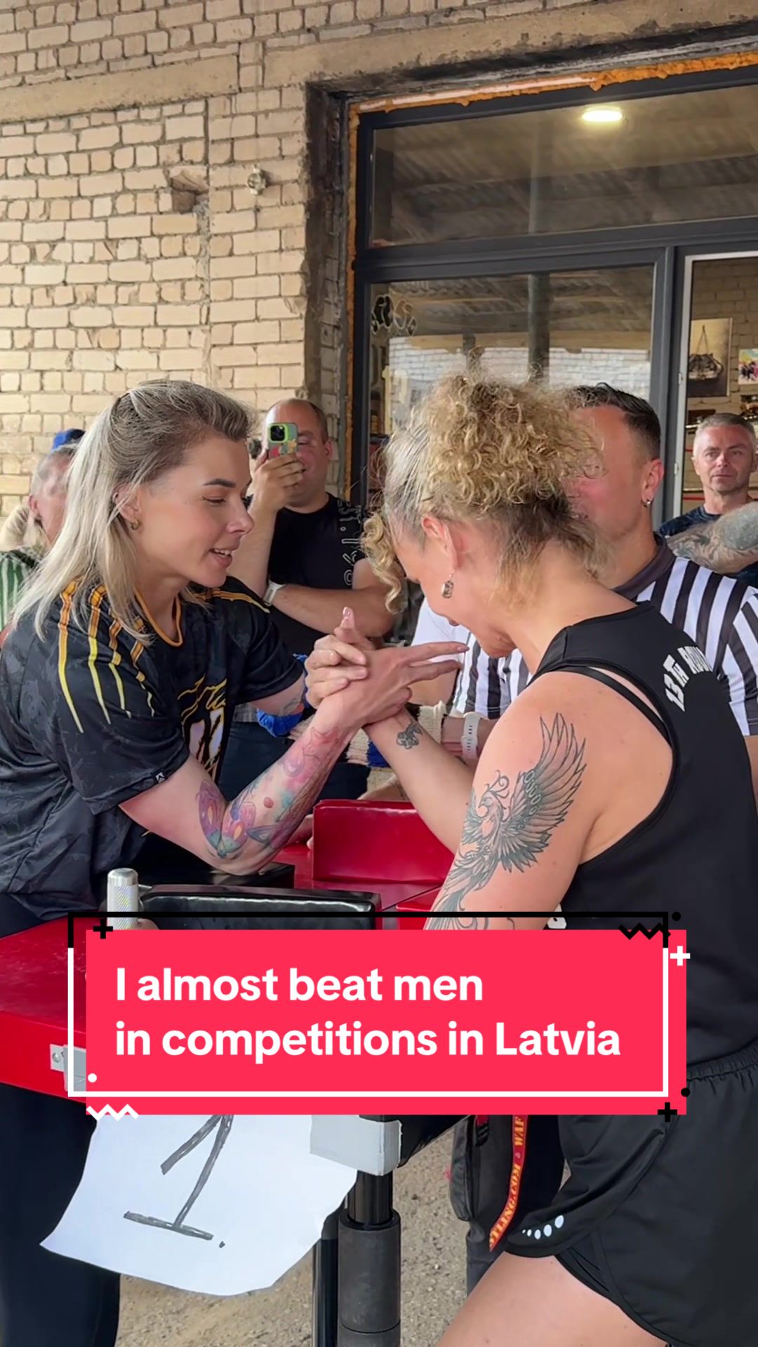 @Arm wrestling girl
