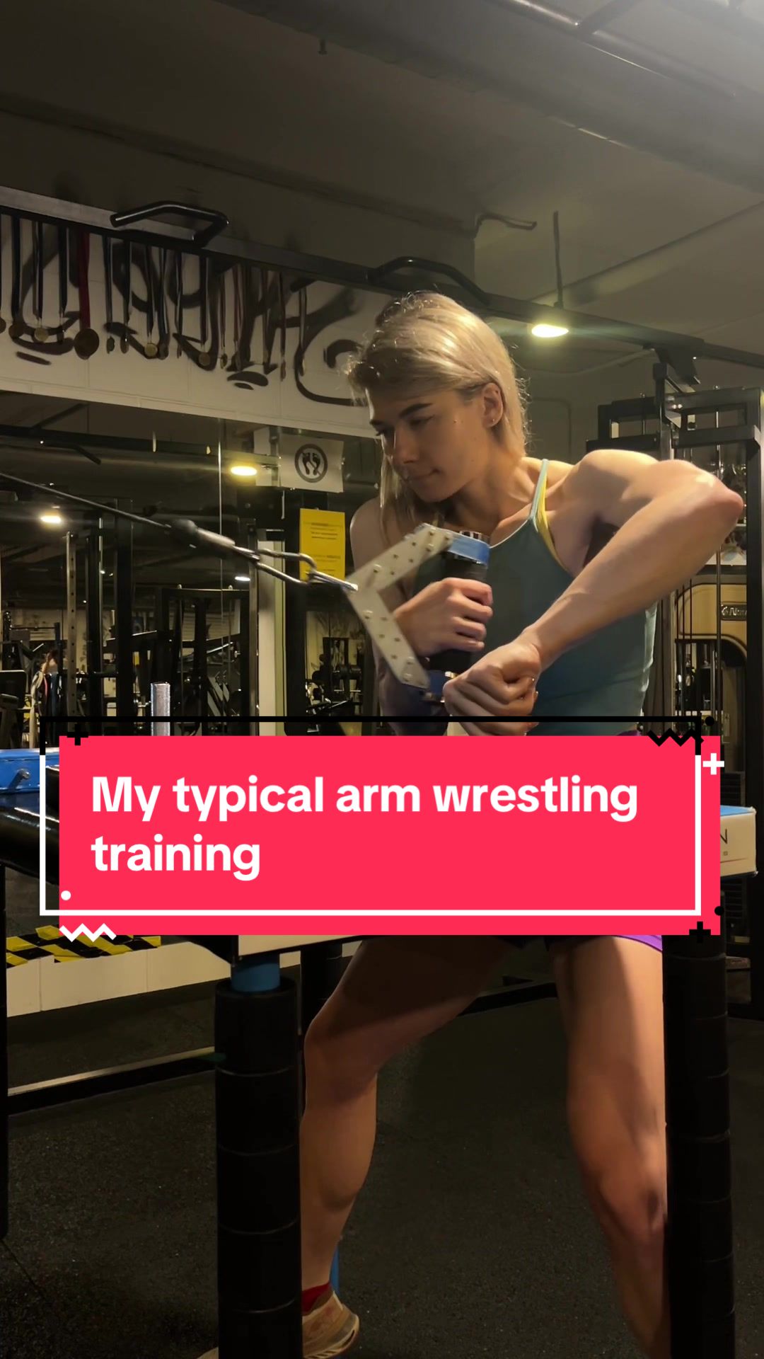 @Arm wrestling girl