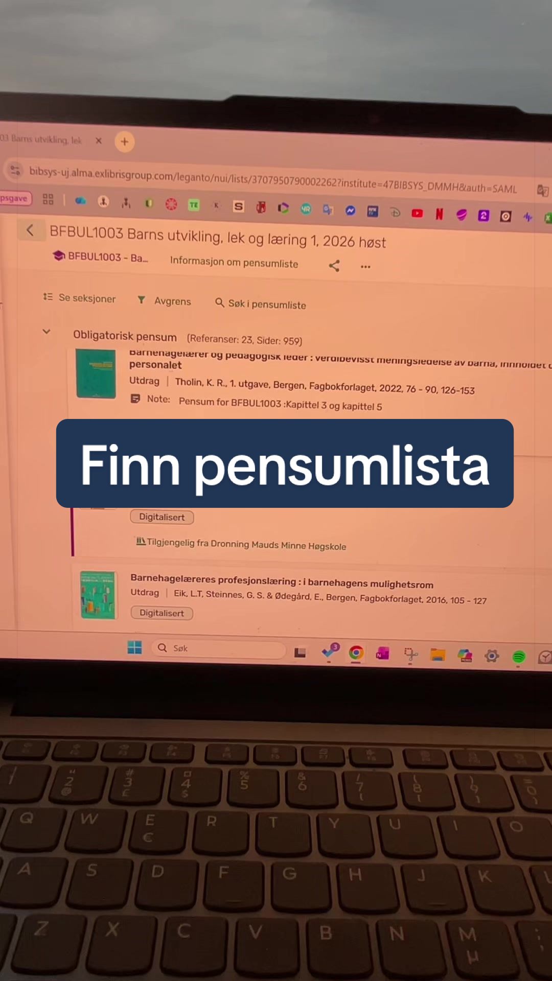 @Barnehagelærerstudenten