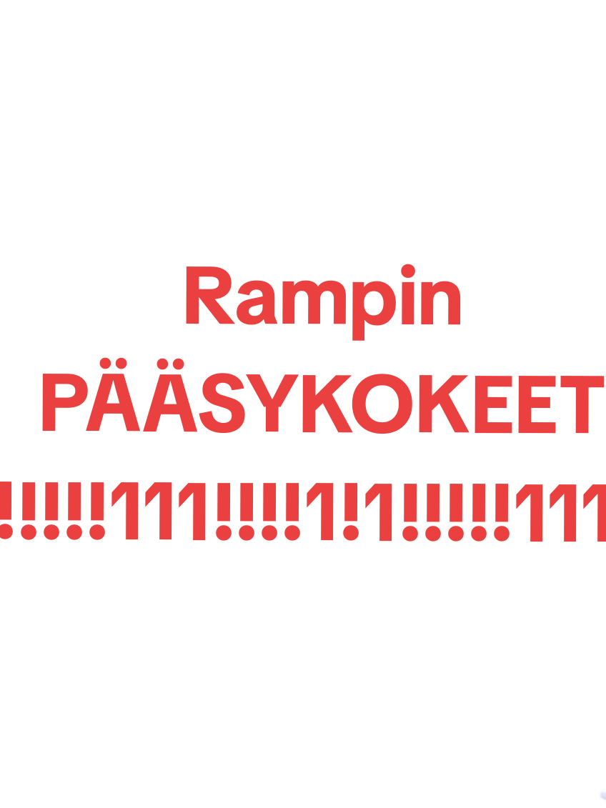 @Ylioppilasteatteri Ramppi