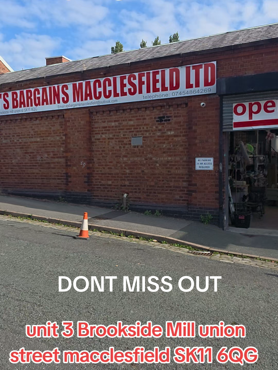 @ajs bargains Macclesfield