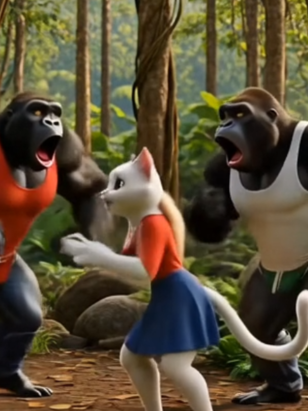 @๐ CAT CARTOON DANCING 3D