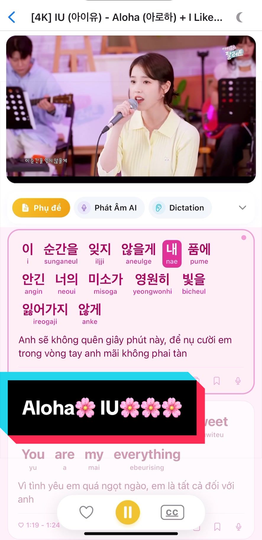 @R&aacute;ng học tiếng H&agrave;n
