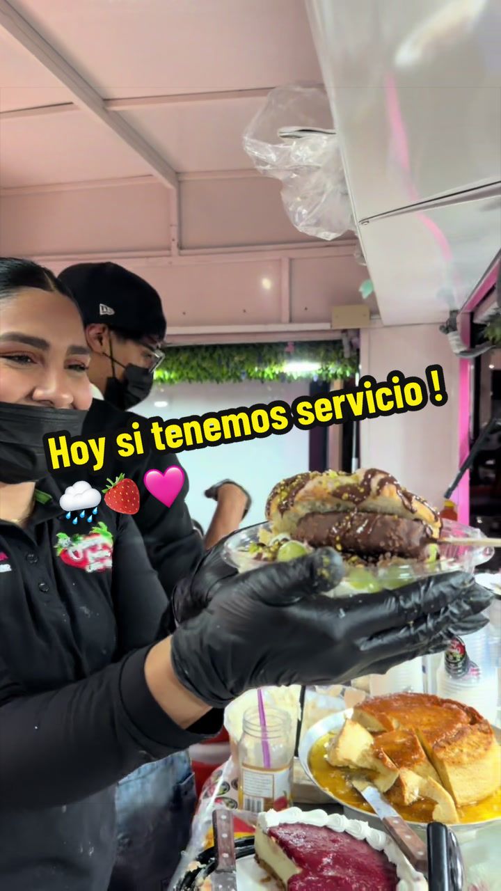 @la chingona fresas con crema