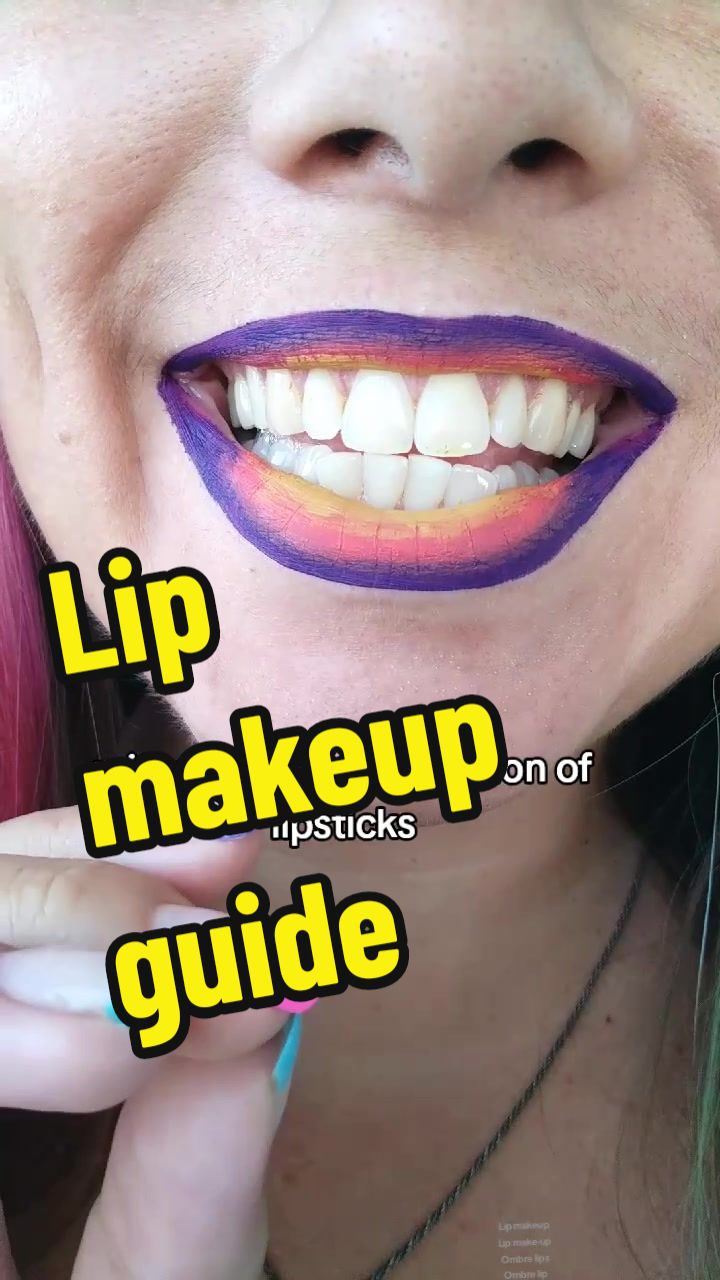 @TheMirrorBeauty lip art 💋🌈💄