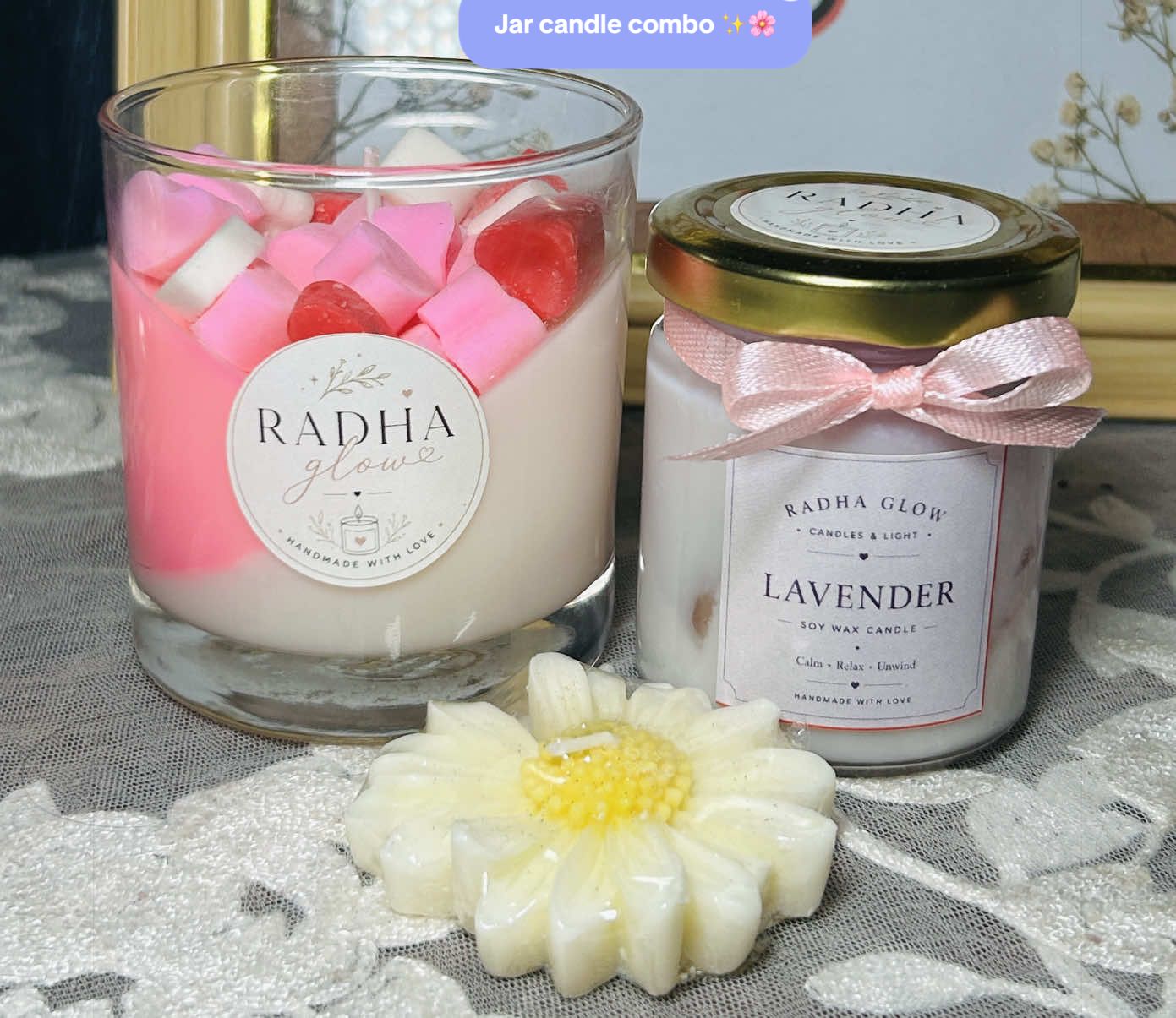 @RADHA_GLOW | scented candle