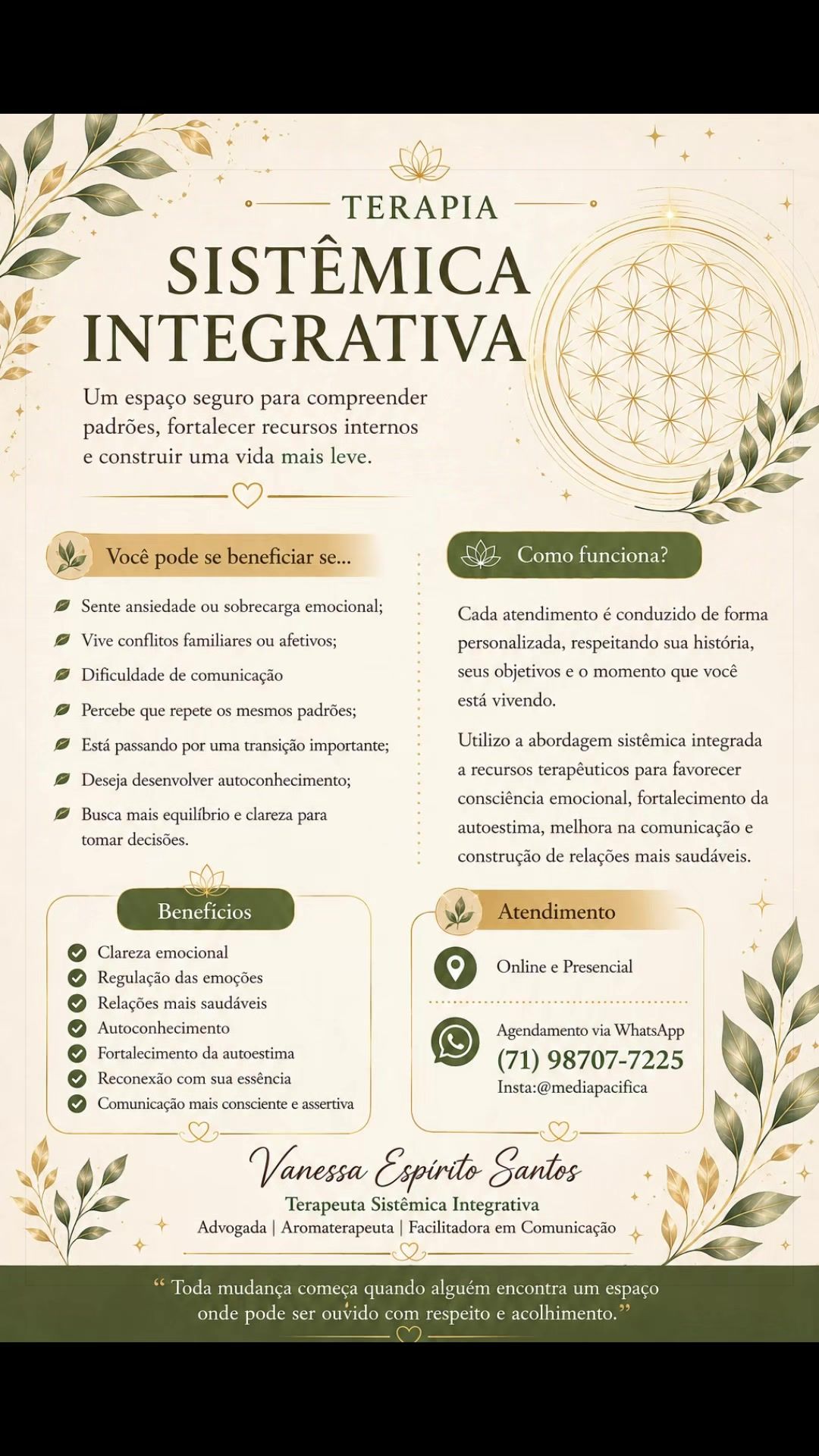 @Vanessa E. Santos | Terapeuta
