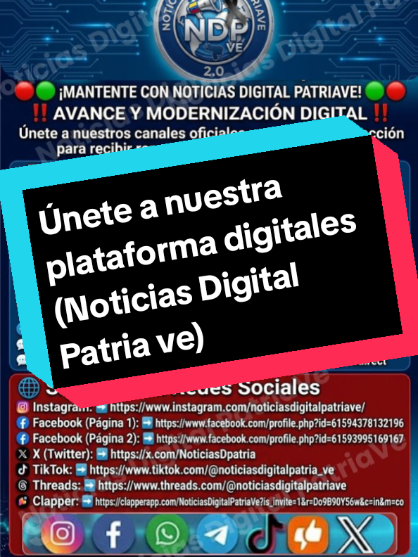 @NoticiasDPatria_Ve