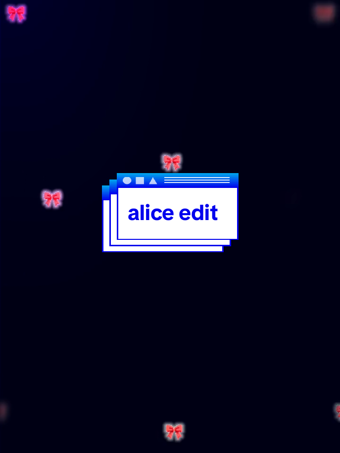 @𝐀𝐋𝐢𝐂𝐄⍤⃝🎟️> [𝐄𝐝𝐢𝐭] 🧸