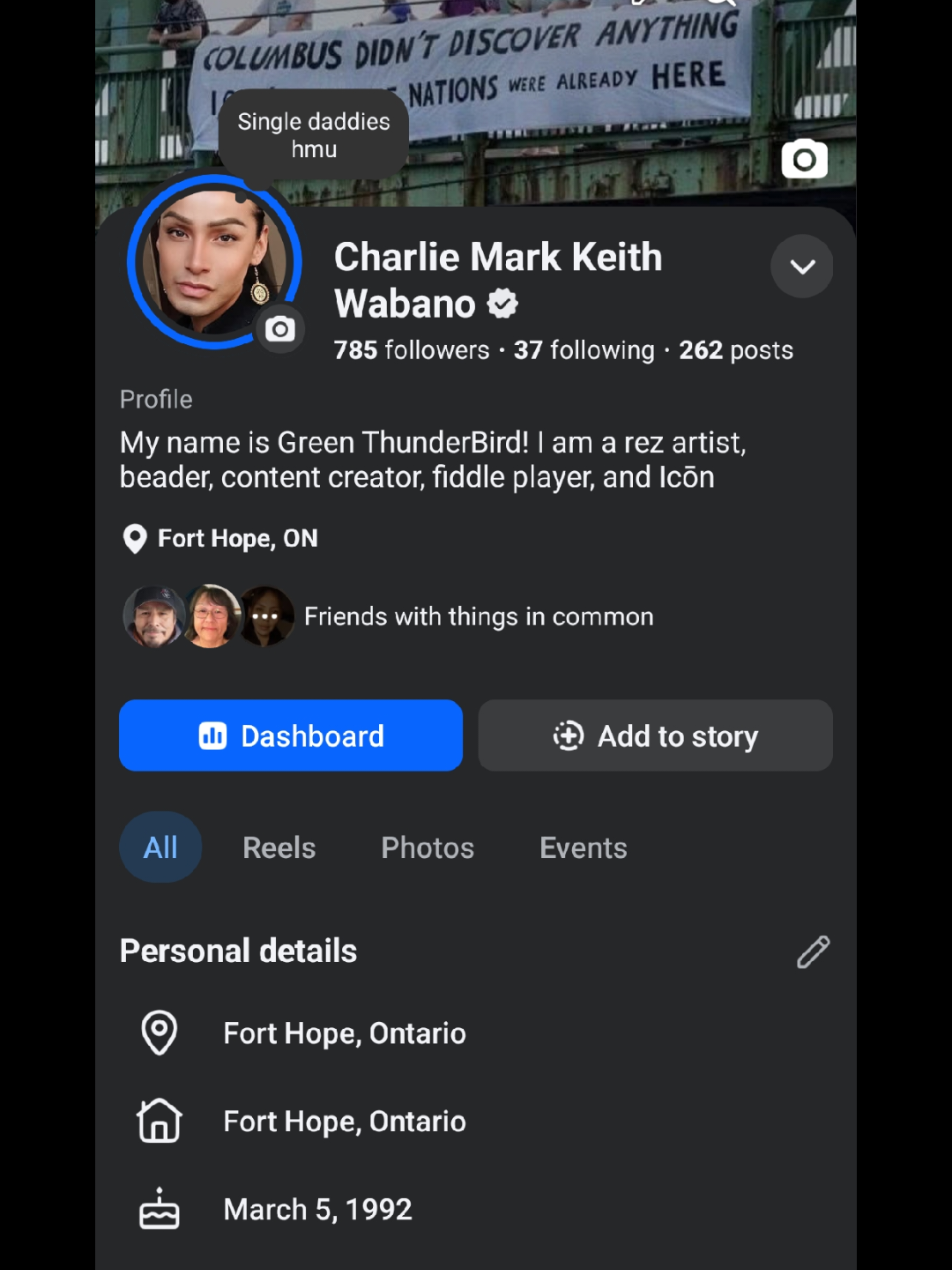 @Charley Mark Keith Wabano