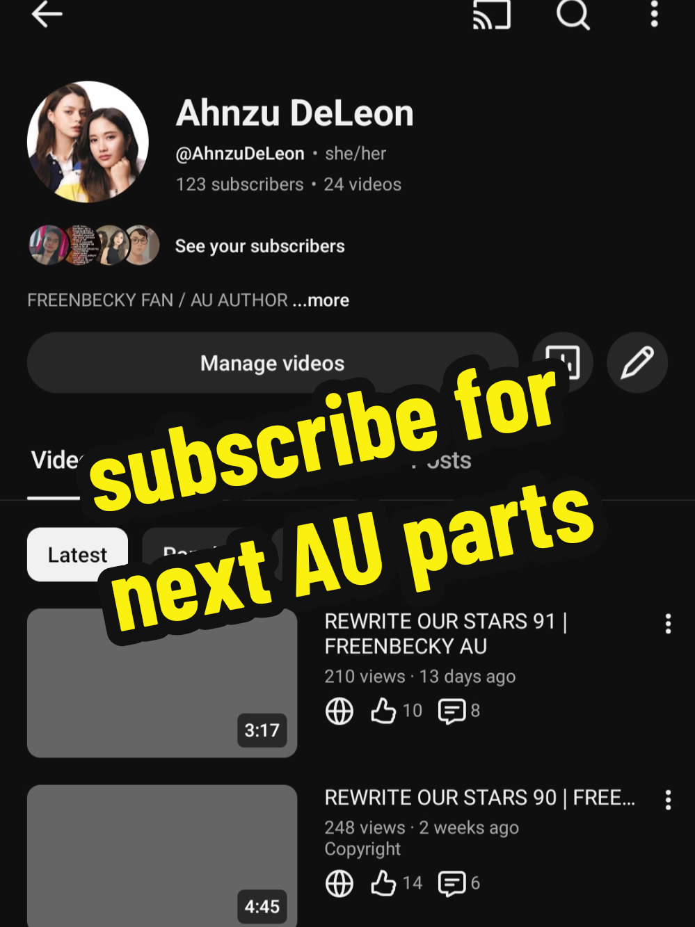 @Ahnzu De leon