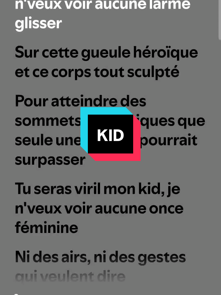 @Parole des chansons