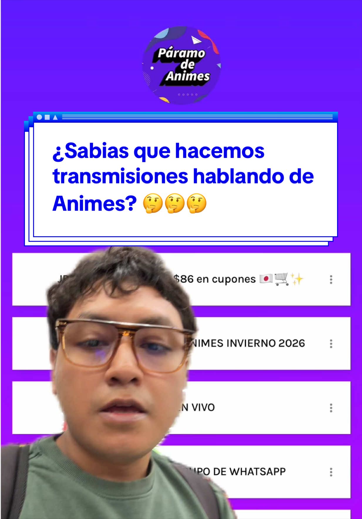 @P&aacute;ramo de Animes