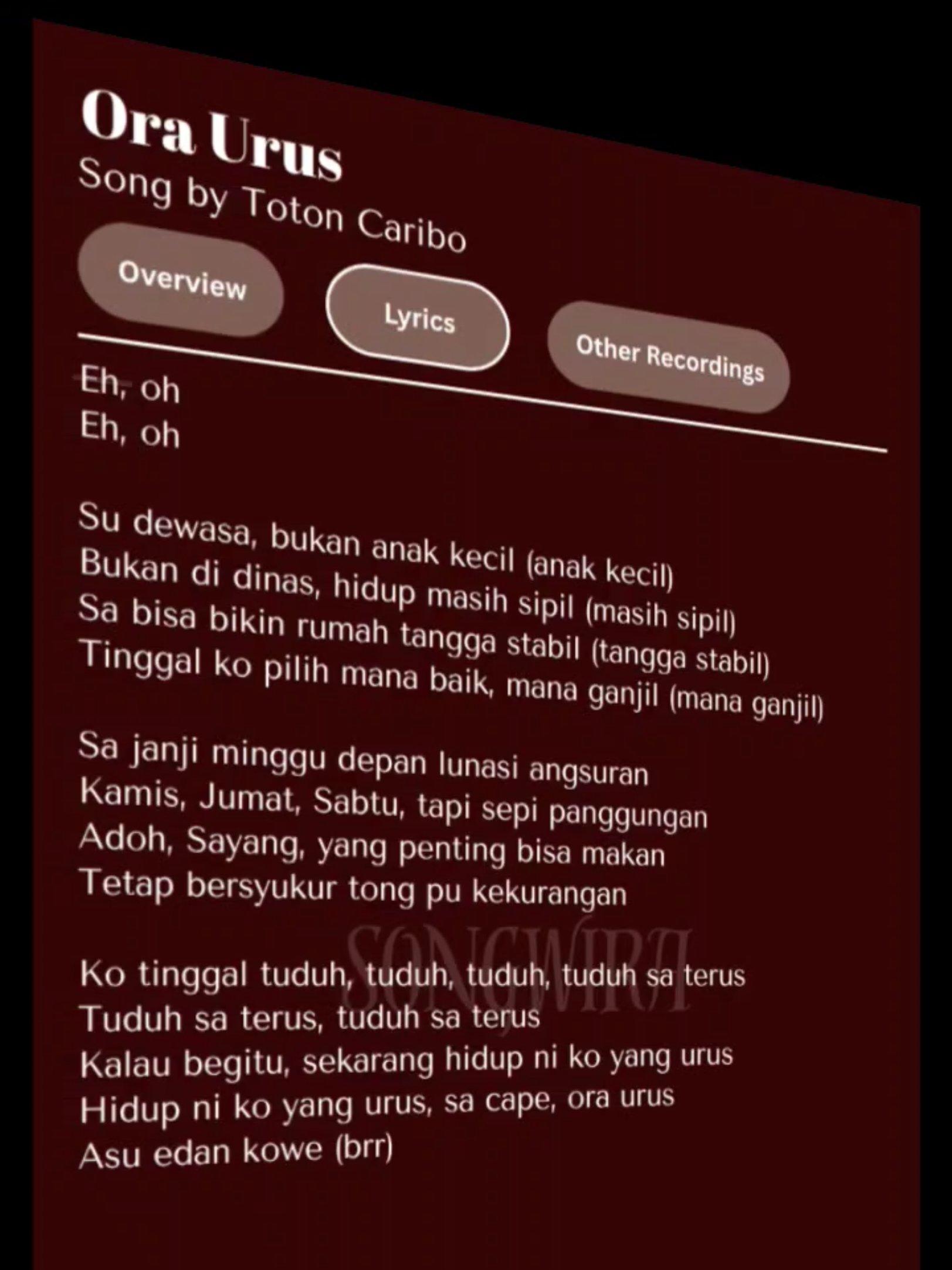 @Songwira_🎶🎧