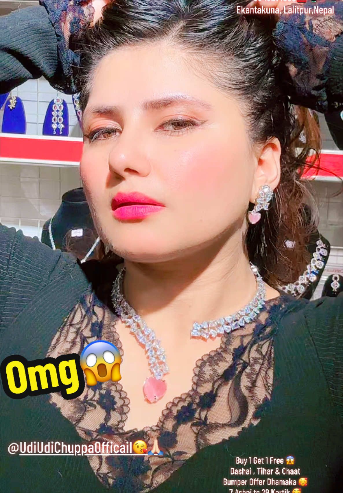 @Udi Udi Chuppa😘Alina Baskota