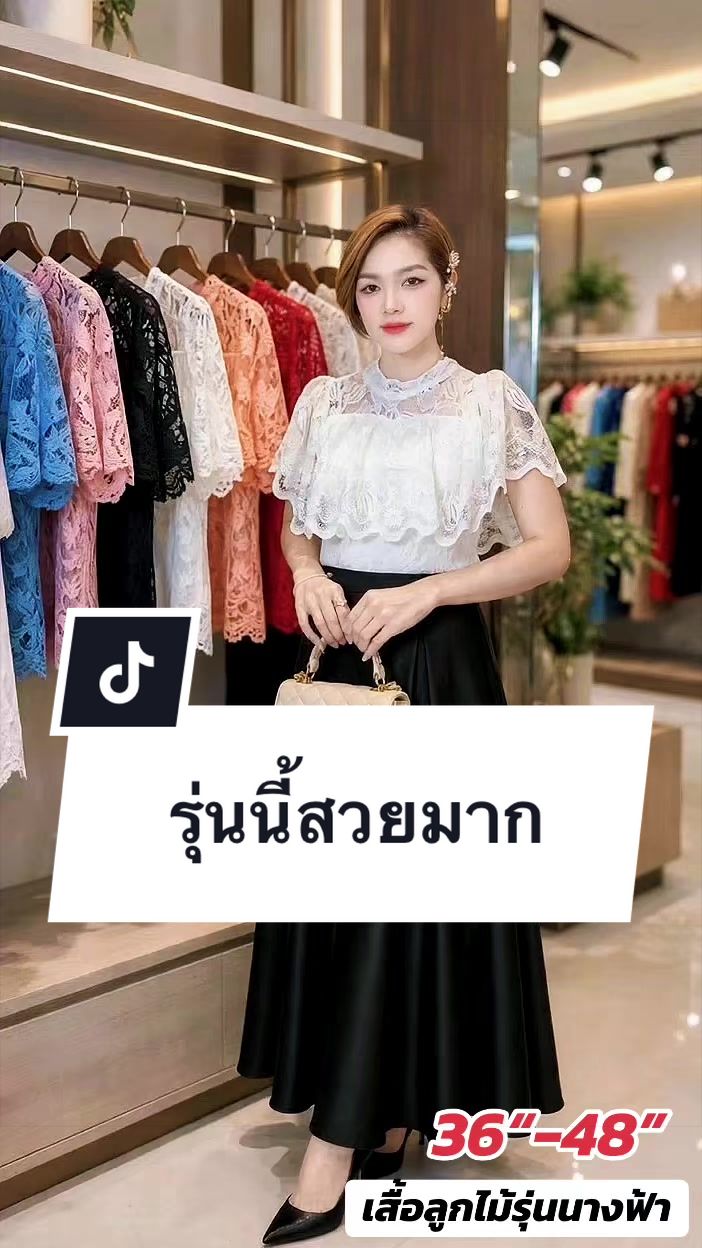 @เสื้อลูกไม้ PK&พรรณรายโบ๊เบ๊