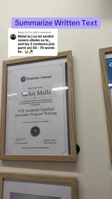 @PTE with Sachit Malla