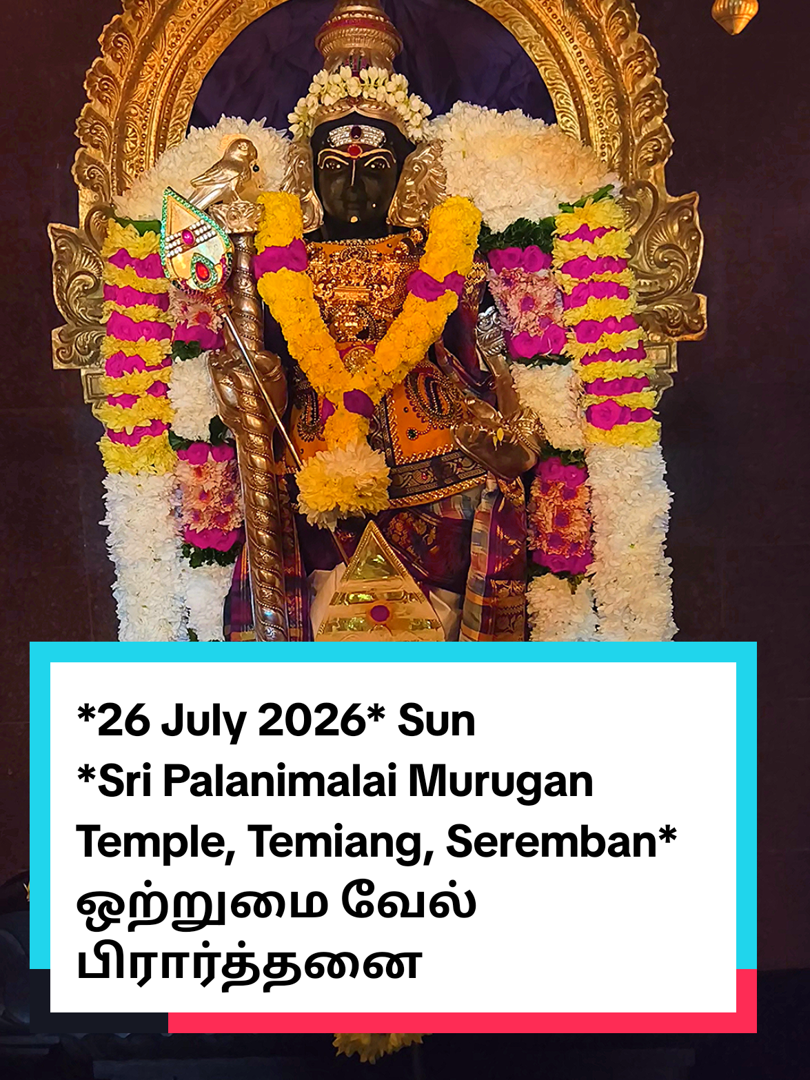 @SEREMBAN SRI PALANIMALAI TEMPL