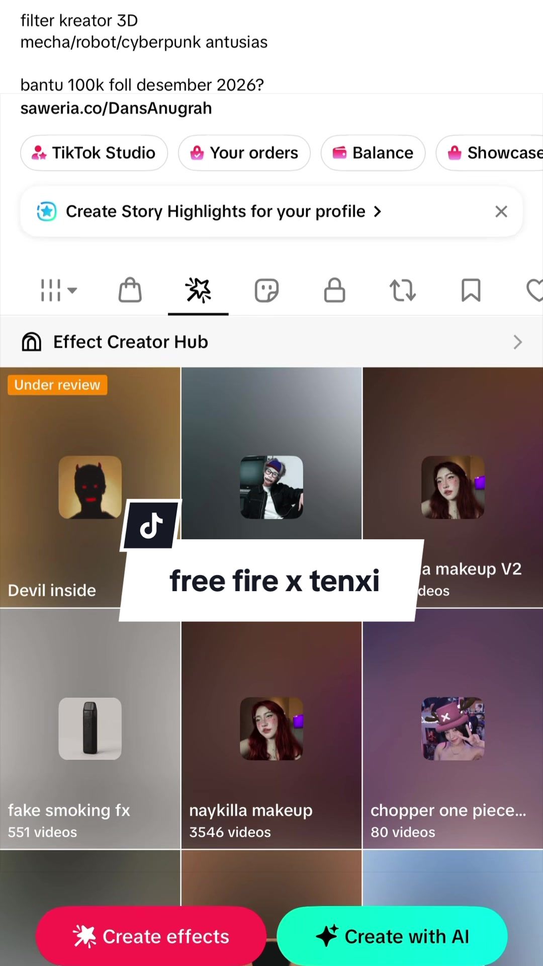 @Dans anugrah | filter creator